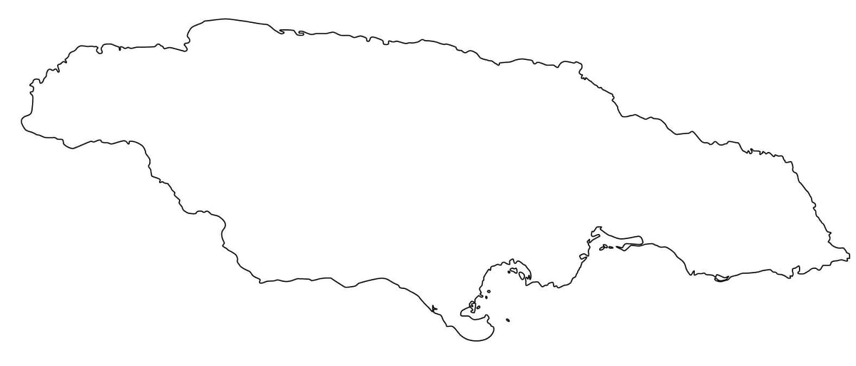 Mapa de dibuix jamaica