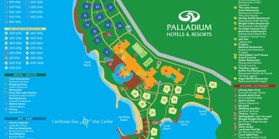 Mapa de grand palladium jamaica resort