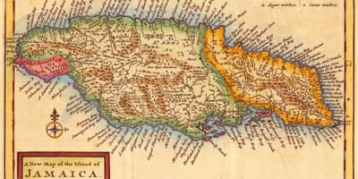 Mapa de l'antiga jamaica