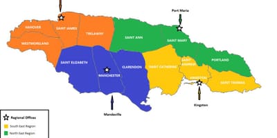 Mapa econòmic jamaica